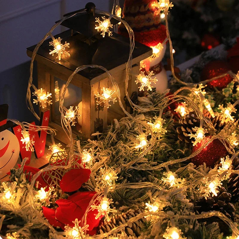 Guirnalda de luces LED para árbol de Navidad