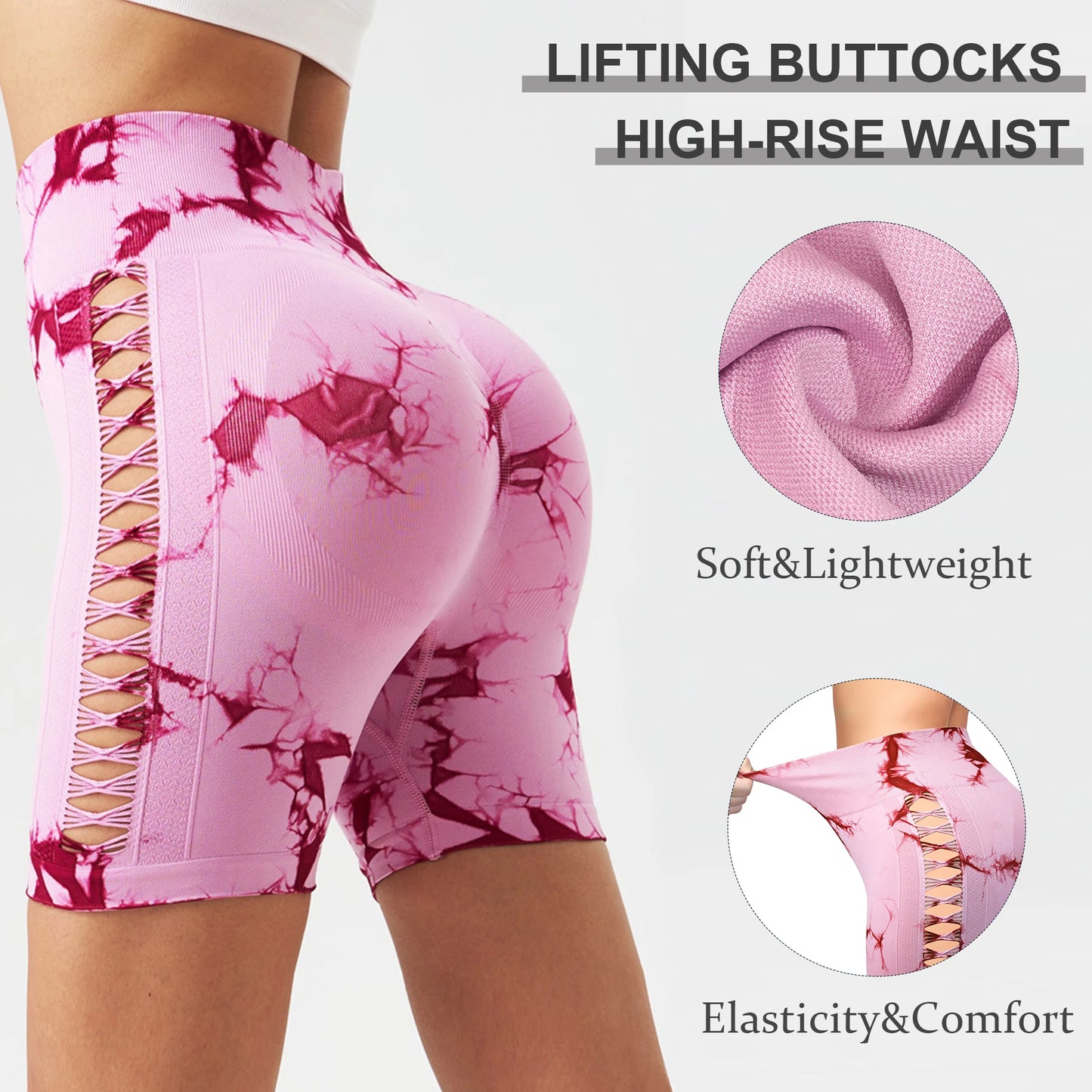 Pantalones cortos de entrenamiento de Fitness para mujer.