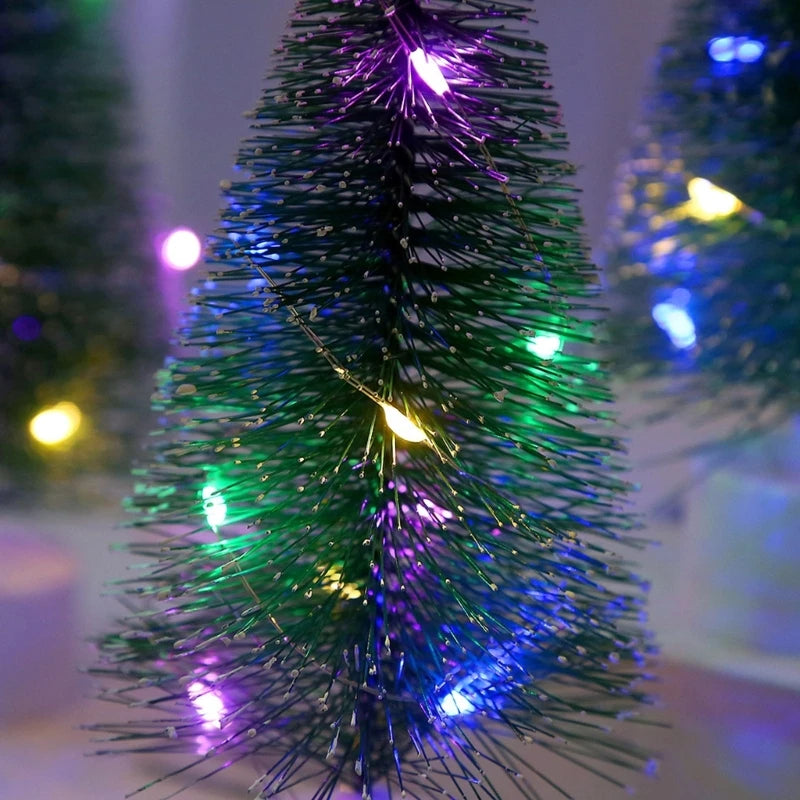 Mini árbol de Navidad con luces LED Multicolor